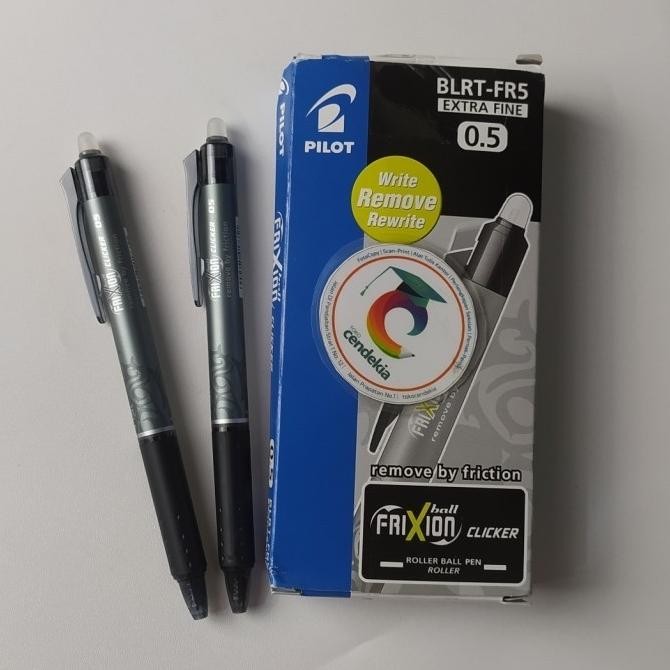 

*#*#*#] Pulpen PILOT Frixion 0.5 Hitam Bisa dihapus - 1pcs
