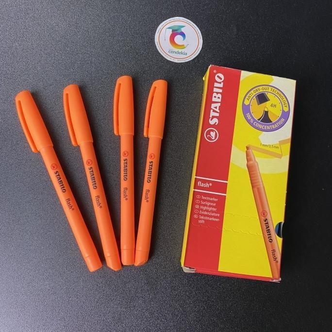 

~~~~~] Highlighter Textliner STABILO BOSS Flash Orange Jingga