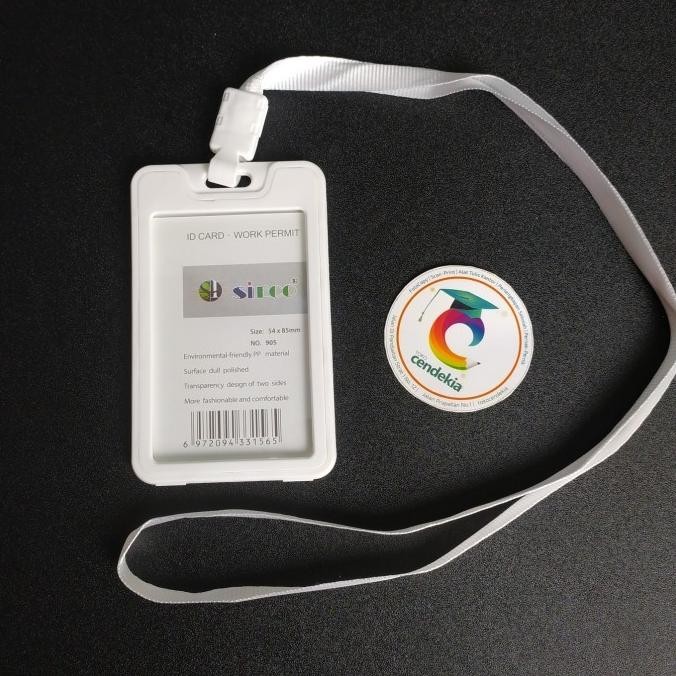 

favorit] Id Card Tali Name Tag Tali Card Holder SIECO 2 Sisi no.905