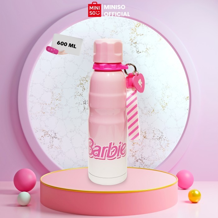 Sale Miniso X Barbie Collection Cangkir Termos Insulated Water Bottle Thermos Cup Cooling Cup Botol