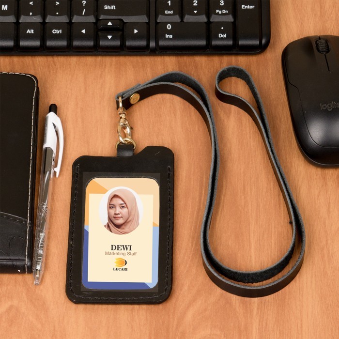 

Nicky Id Card Holder Name Tag Kartu Nama Lecari