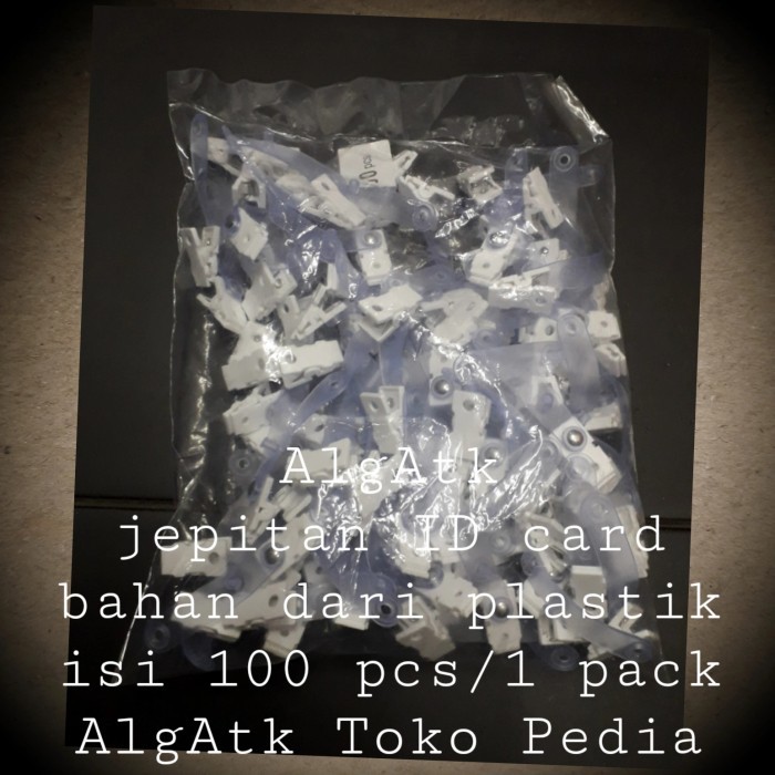 

jepitan id card bahan dari plastik harga untuk 100 pcs