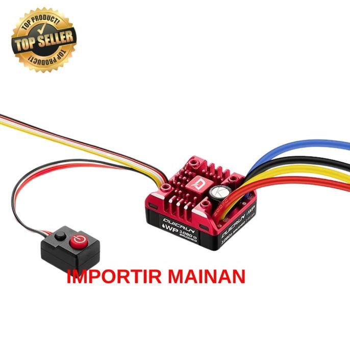 Murah Hobbywing Quicrun Wp 1080 G2 Esc Brushed 80A Rc Crawler 1:10 1:8