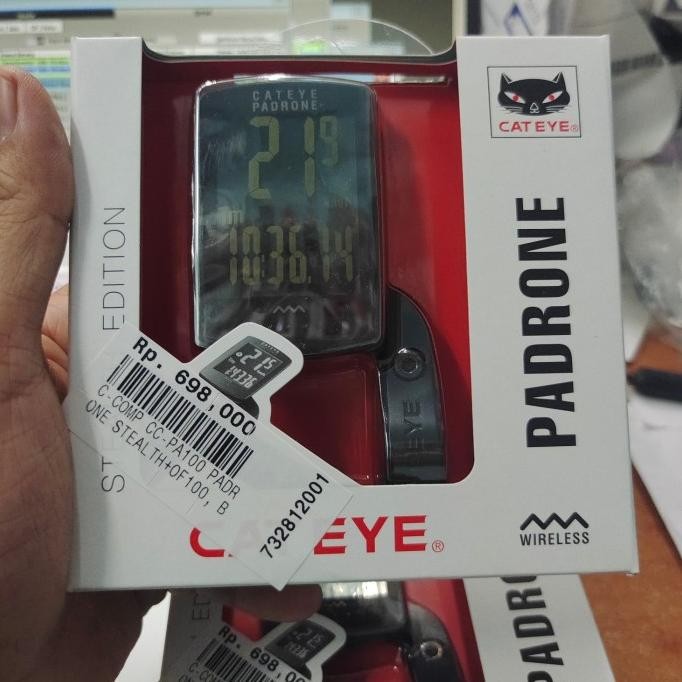 Spedo meter Cateye Padrone Stealth comp CC PA100 +OF100 The best