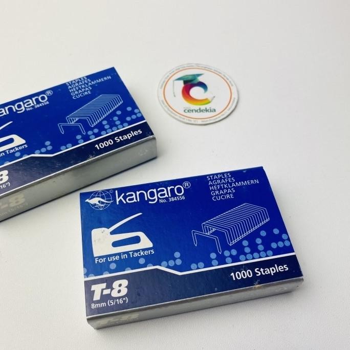 

~~~~~] Isi Stapler Staples Tembak KANGARO T-8 Gun Tacker