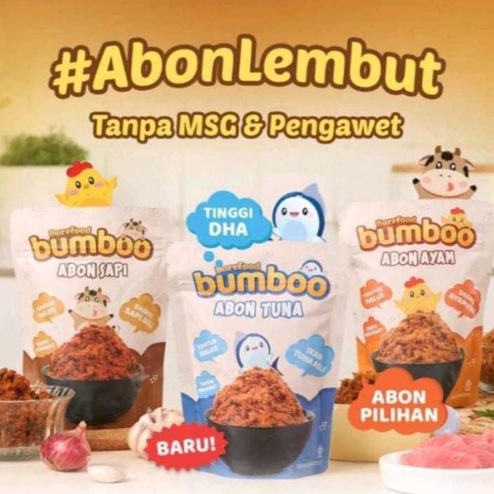 

BUMBOO Abon Tekstur Lembut Abon MPASI Si Kecil NO MSG