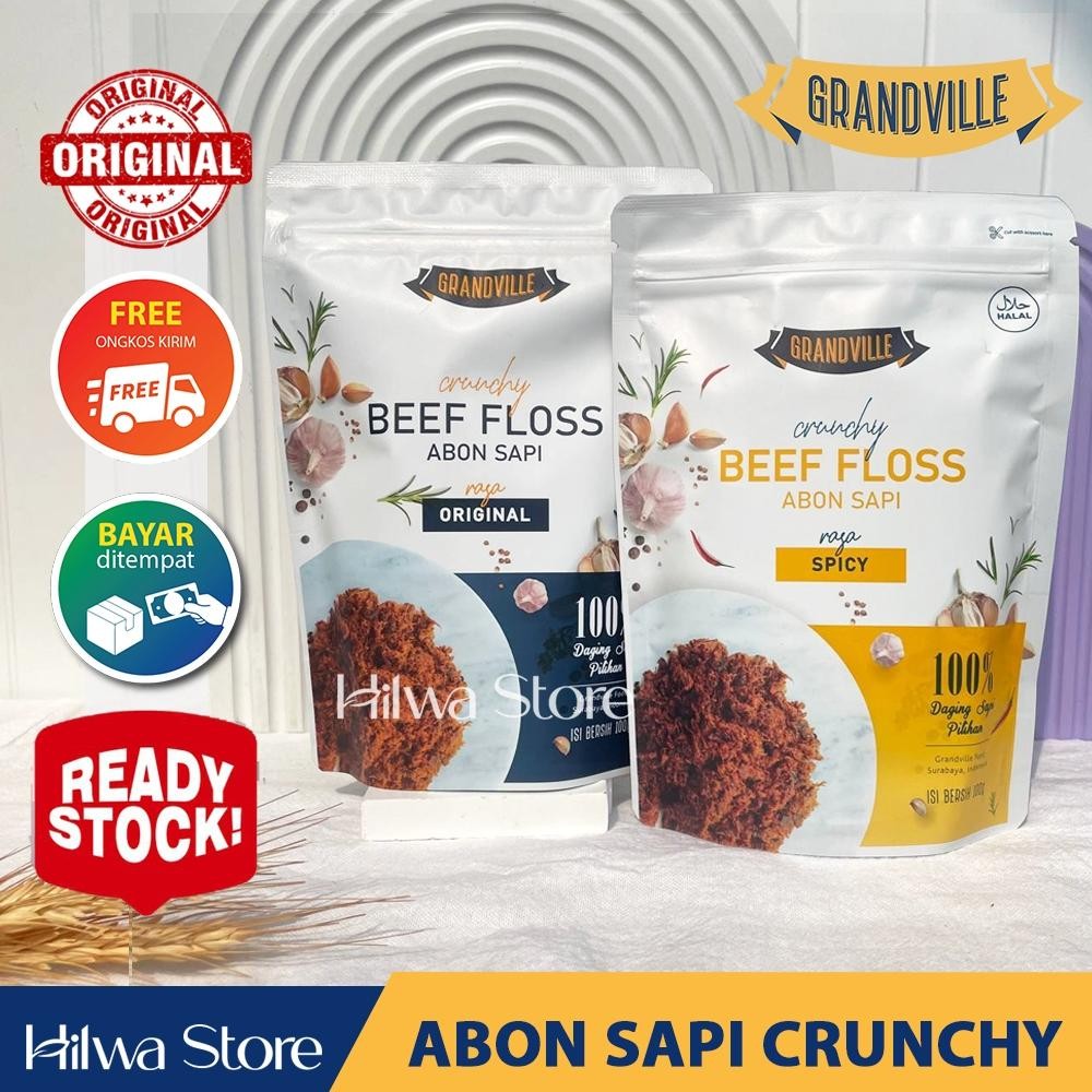 

ABON CRUNCHY - ABON CIPUNG | SAPI & SPICY - TANPA PENGAWET & MSG (TAHAN LAMA)