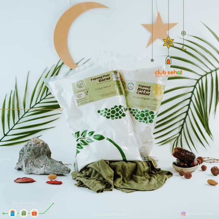 

TERLARIS! Lingkar organik - tepung pati garut