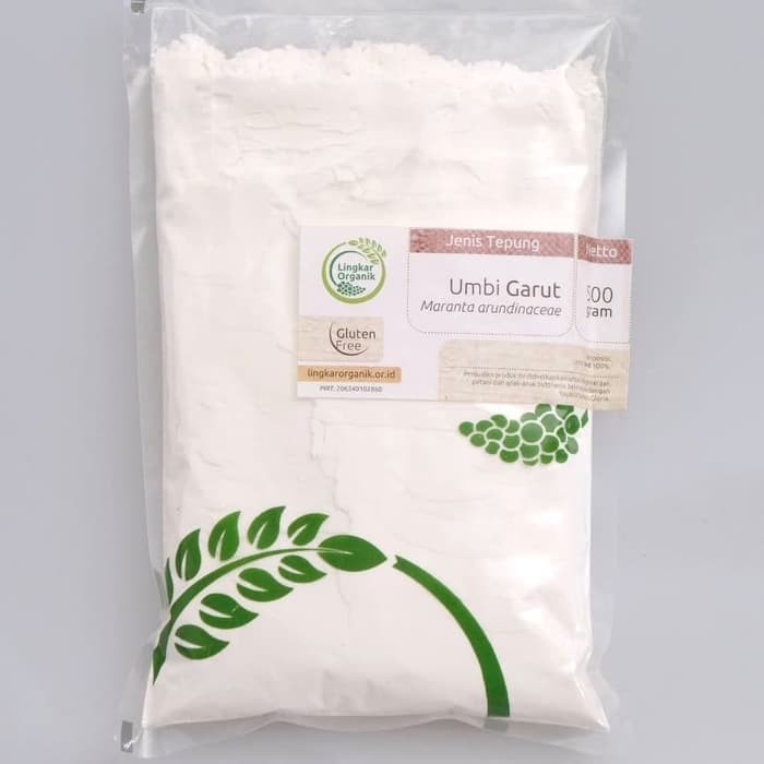 

PROMO! Lingkar Organik Tepung Umbi Garut 500 Gram MPAsi Pati Garut