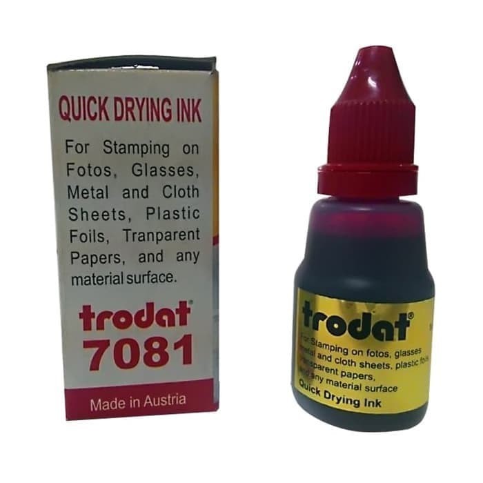 

PROMO! Trodat Tinta 25 Ml 7081 Untuk Media Plastik