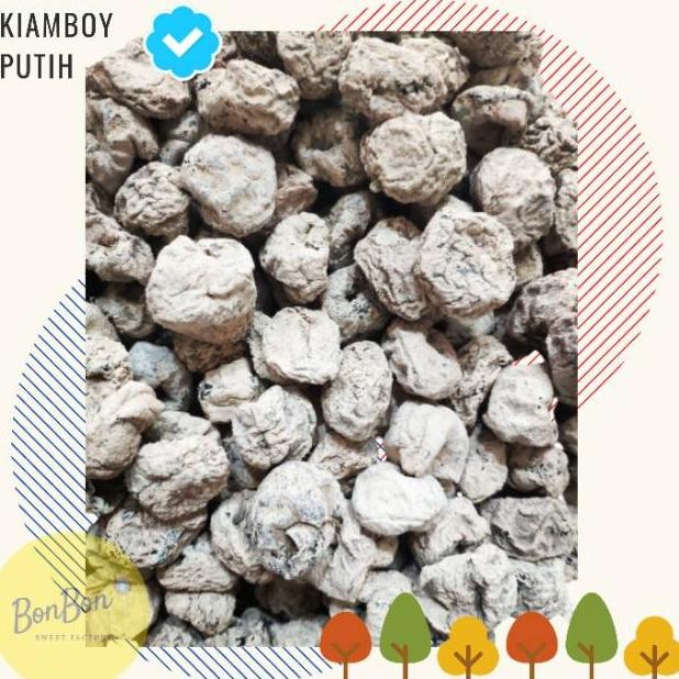 

Kiamboi Putih Bulet Asam Manis Non Biji / Plum Tanpa Biji Asem Manis / Kiamboy 250Gr