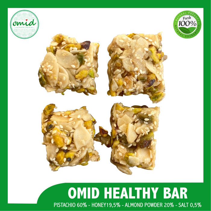 

150Gr - Omid Healthy Bar Makanan Ringan Sehat Omid - 1 Pouch New