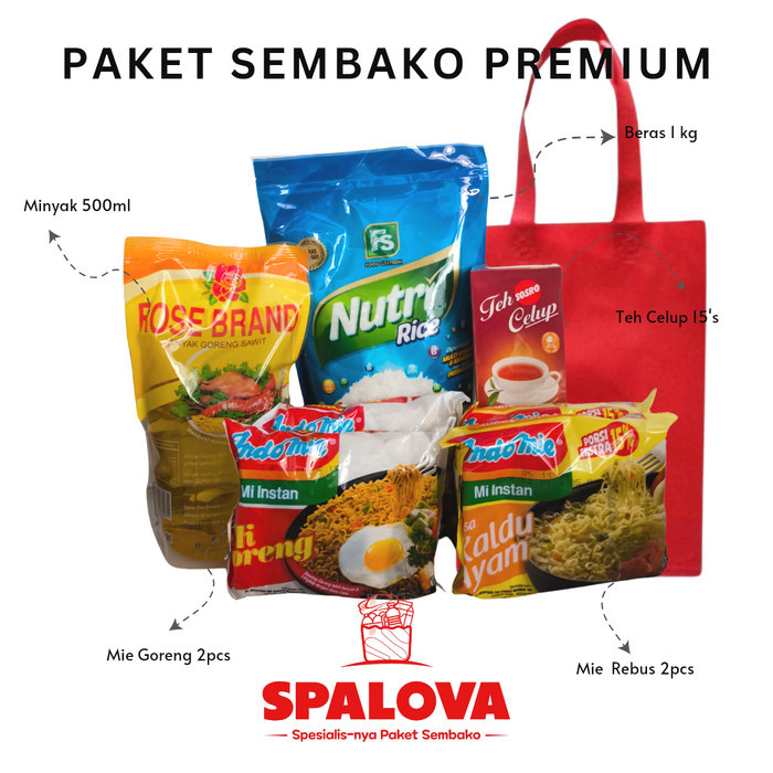 

Paket Sembako Premium Beras 1Kg New