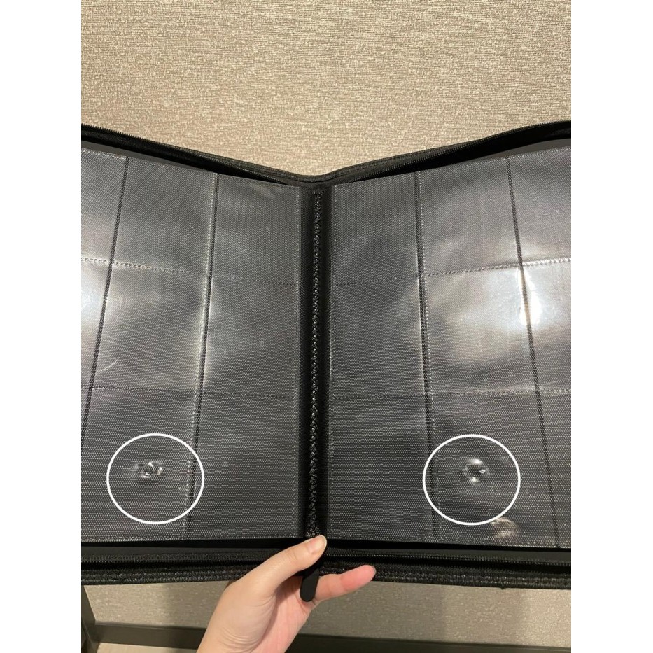 

[Defect] Hice Premium Zip Album Card Binder 9 Pocket Binder Kartu Pokemon Magic One Piece Flesh And