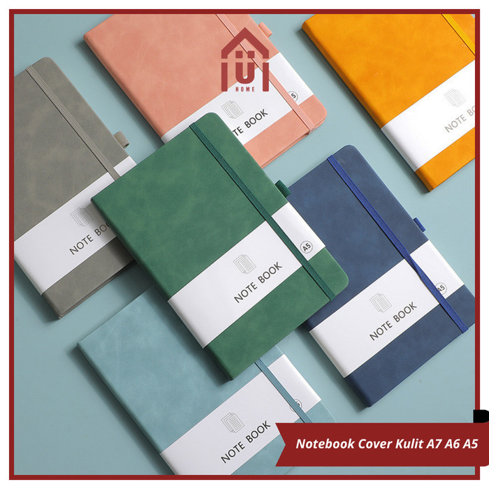 

UNISO - NOTEBOOK COVER KULIT A7 A6 A5 BUKU TULIS DIARY CATATAN KECIL