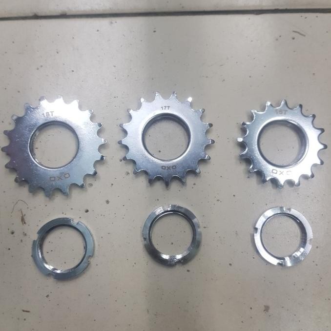 Cog fixie oxo Dan Lock Ring Hub Doltrap Fixie Chrome Fixed gear COG