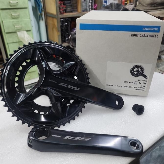 Crank 105 FC R7100 50-34t / 52-36t 2x12 speed HT2 Crank set 165mm Box SHM