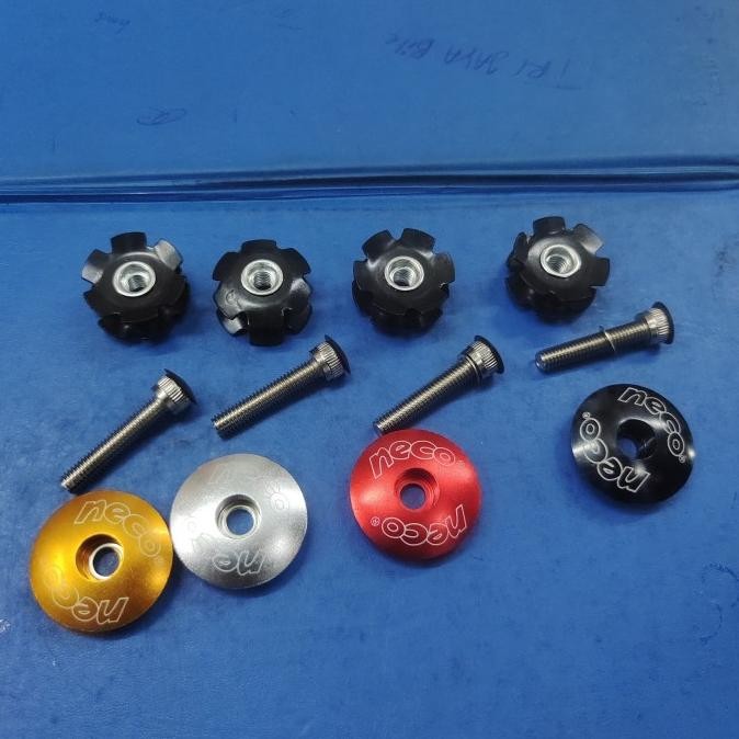 Jangkar starnut neco 1 1/8 28.6 os jangkar star nut headset os neco warna