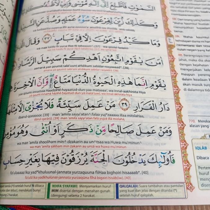Alquran Al-Madrasah Duo Latin Uk A4, Alquran Tajwid PerKata Duo Latin Terlaris