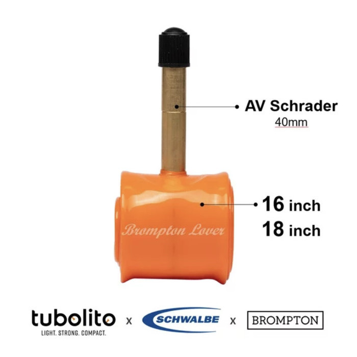 TERLARIS Tubolito Tubo 16 inch 34g Ban Dalam Sepeda Lipat Dahon Pikes Brompton