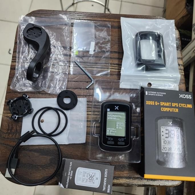 XOSS G+ Speedometer Cyclo sepeda digital wireless Bluetooth ANT GPS Computer XOSS g+ aksesoris