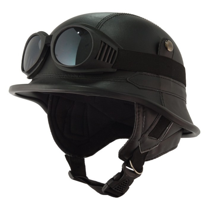 [READY] Helm Tentara Jerman Retro Klasik Synthetic Leather dengan