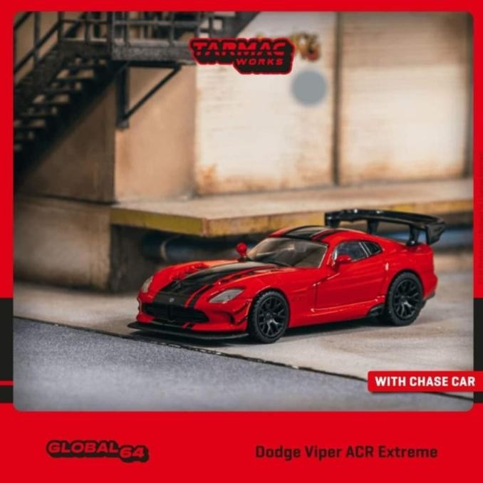 Murah Tarmac Work 1/64 Dodge Viper Acr Axtrame Red