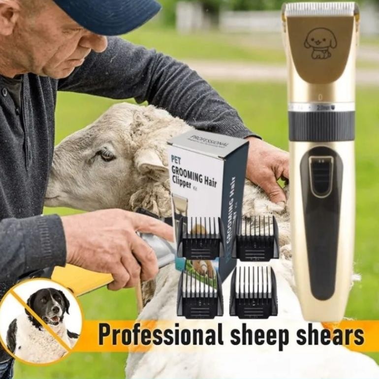 Cepat NICREW Alat Cukur Elektrik Bulu Hewan Grooming Hair Clipper / Alat Cukur Domba Garut Dicas Lis