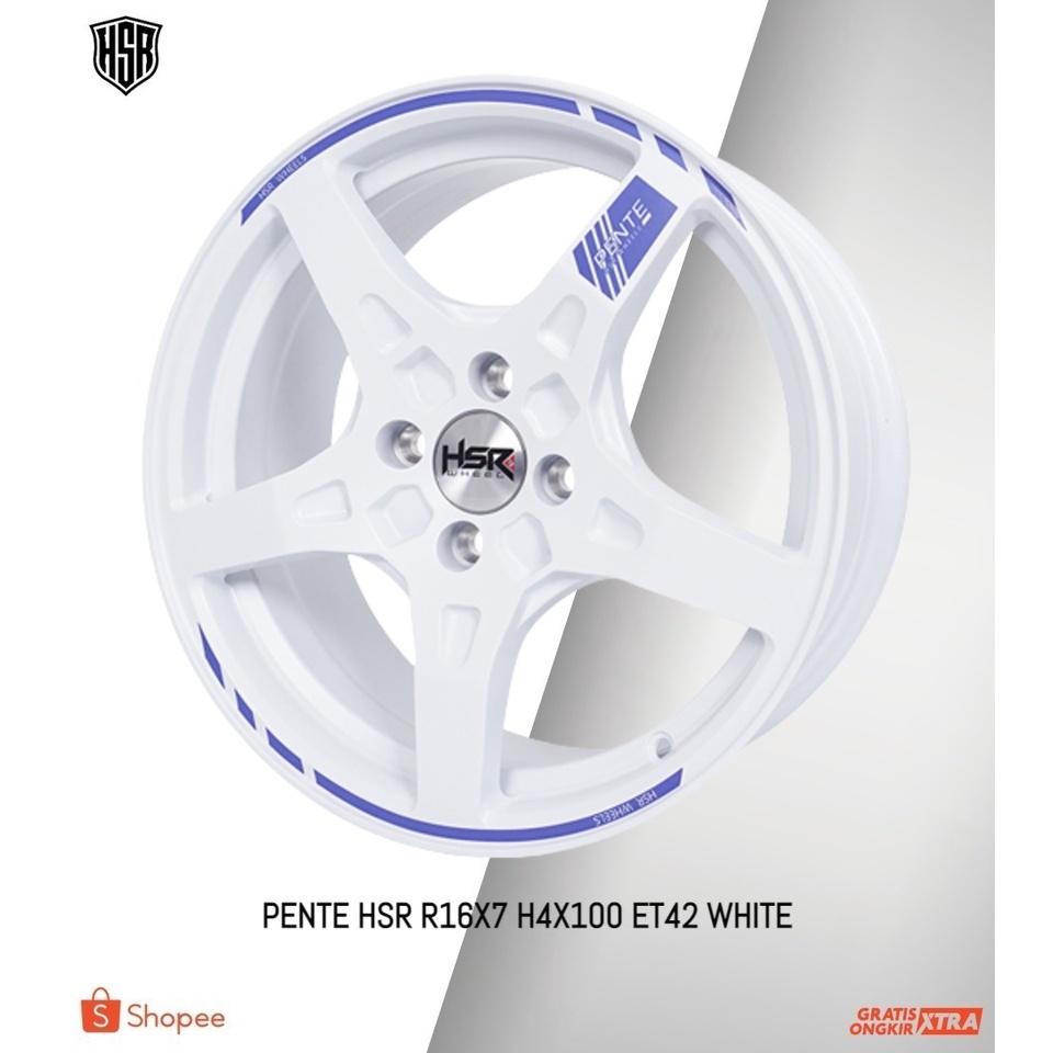 Velg Mobil Hsr Pente Ring 16 Velg Racing Brio Agya Yaris Jazz Mobilio Velg Hsr R16
