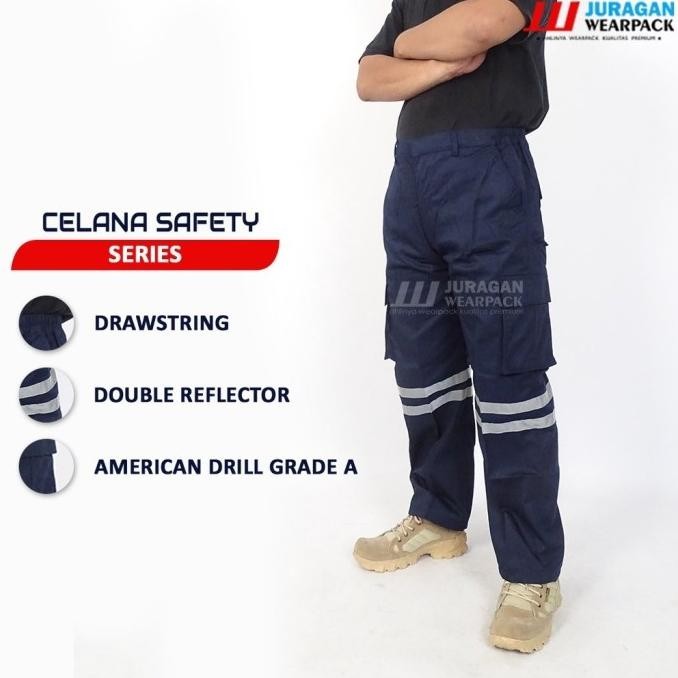 BEST SELLER// Juragan Wearpack - Celana Wearpack Safety Warna Biru