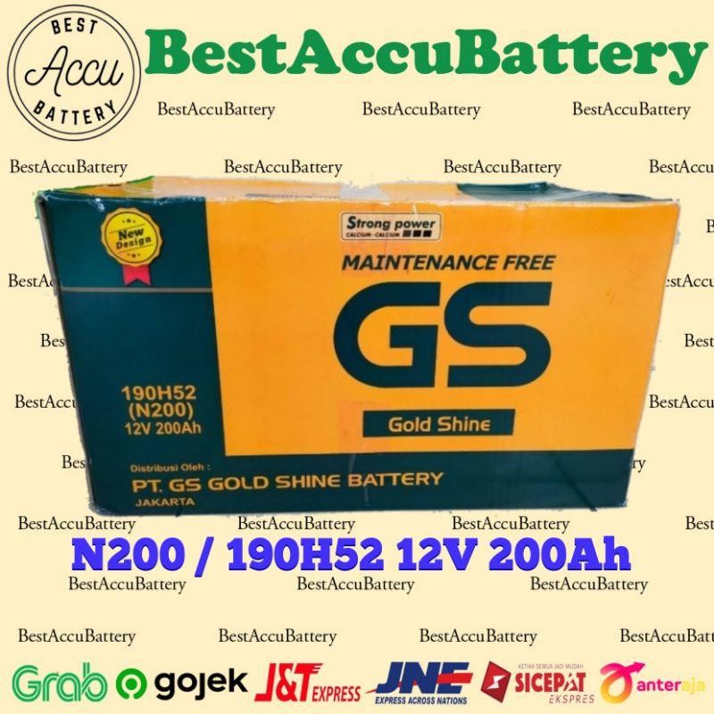 Aki N200 Gs Mf 12V 200Ah Aki Kering