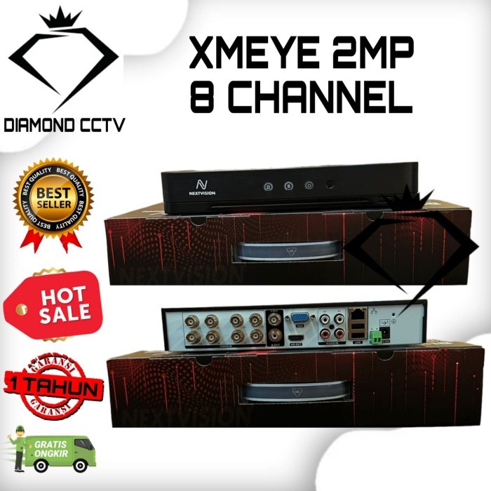 DVR XMEYE 8CH DVR 8 CHANNEL XMEYE HYBRID 6 in 1