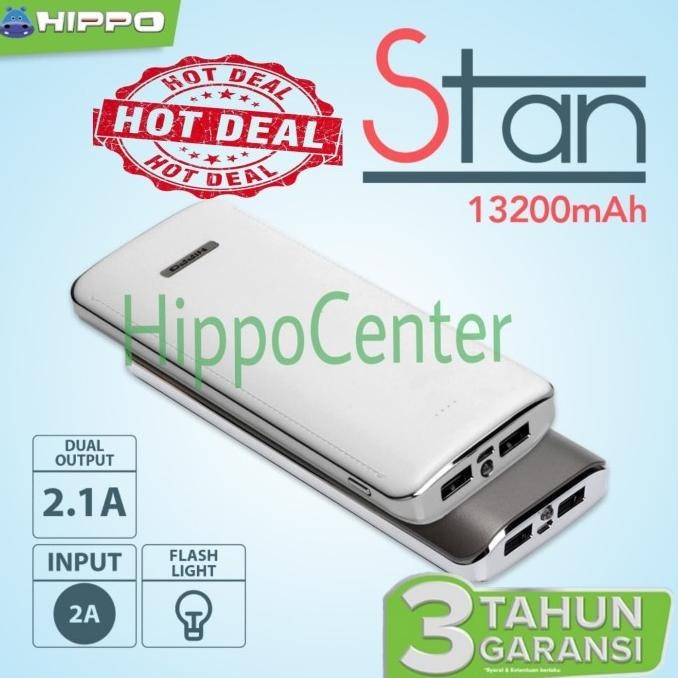 HIPPO POWERBANK STAN 13200 Terlaris