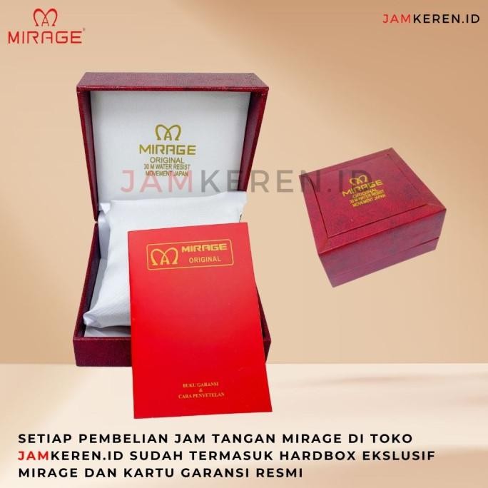Jam Tangan Wanita Mirage 8267L Original Stainless Steel Bergaransi Terlaris
