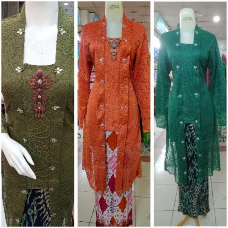 marin kebaya kutu baru modern / / kutu baru tunik // kebaya tunik // seragaman kebaya brukat