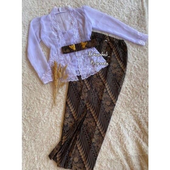 dem kebaya kutubaru kebaya bordir set kebaya bordir putih