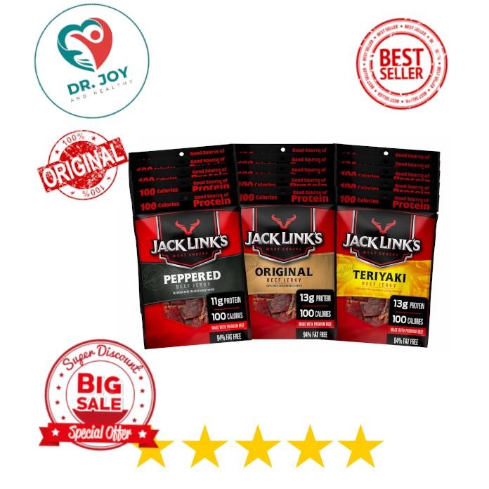 

Links f Jerky Dendeng Sapi - 35 gram - USA/Amerika