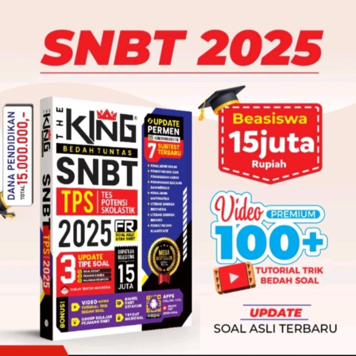 

Buku The King Bedah Tuntas Soal Dan Materi Tps (Utbk Sbmptn Skolastik)