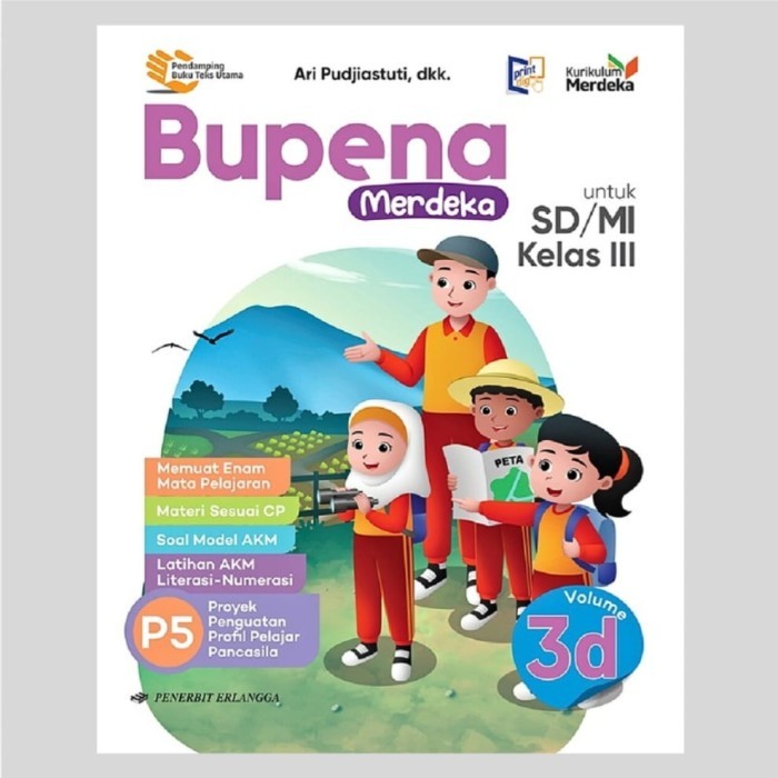 

Buku Bupena Volume 3A 3B 3C 3D Kelas 3 SD Erlangga Kurikulum Merdeka