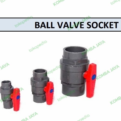 BALL VALVE 2 inch PVC MEREK ZUKI
