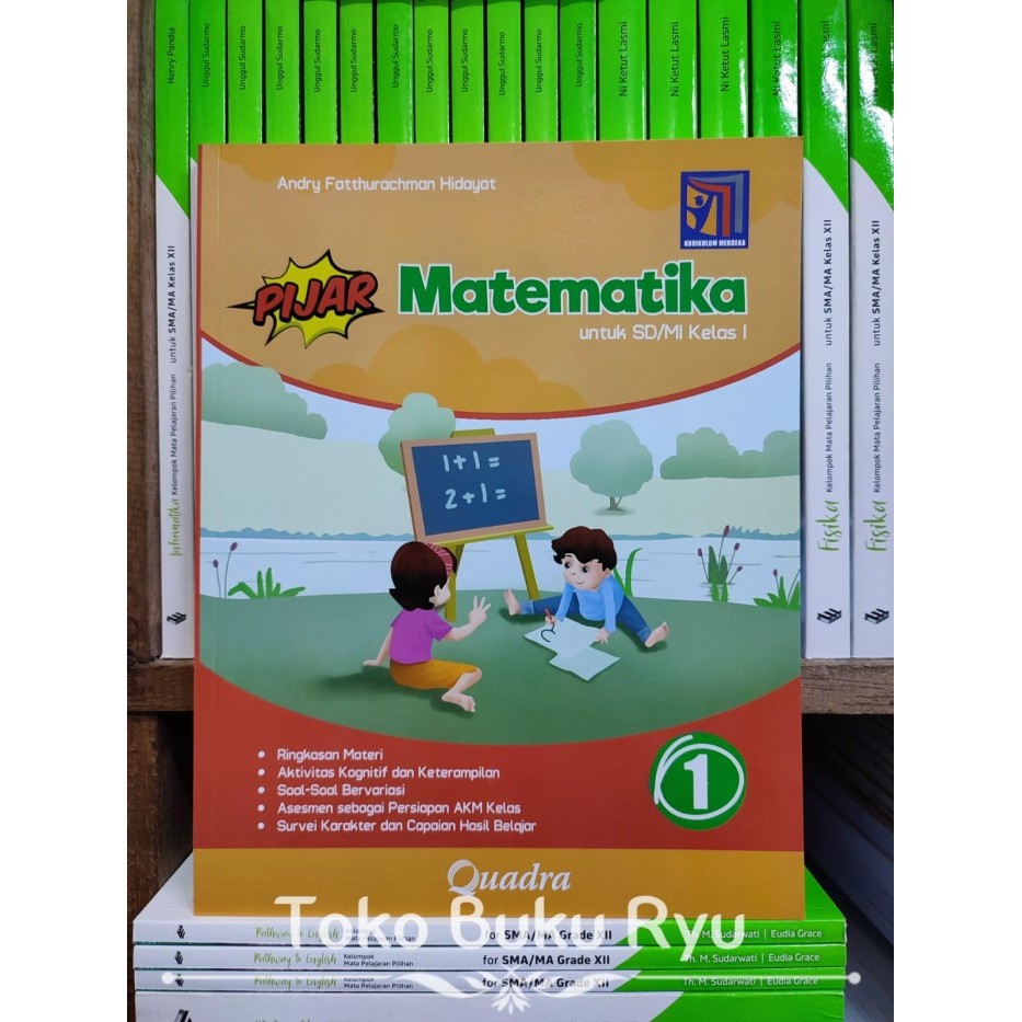 

Buku Soal Pijar Matematika Kelas 1 2 3 4 5 6 SD Kurikulum Merdeka Quadra