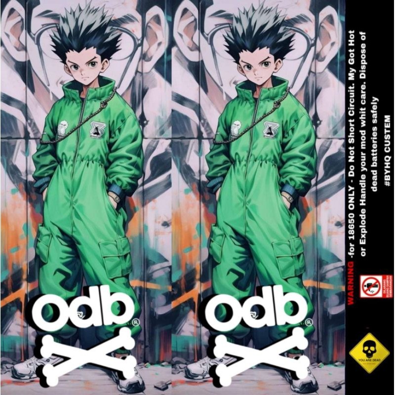 

*PromoTerjangkau* Stiker Label Anime Batreyi 18650 5 Garskin Wrap Premium / X Casing Case COD