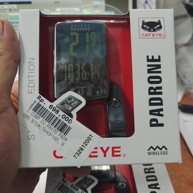Spedo meter Cateye Padrone Stealth comp CC PA100 +OF100