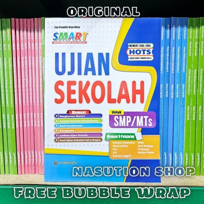 

Buku Soal Smart Ujian Sekolah SMP/MTs CV Arya Duta Plus Kunci Jawaban