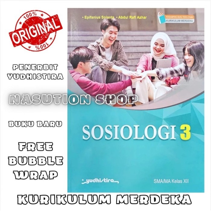 

Buku Sosiologi Kelas 1 2 3 / 10 11 12 SMA Yudhistira Kurikulum Merdeka Original