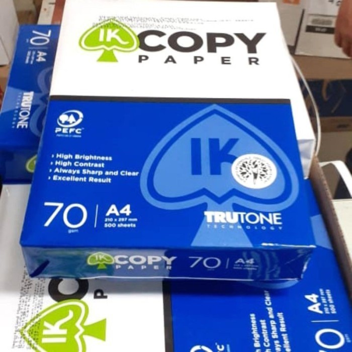 

Kertas HVS A4 70 Gram IK Copy paper kertas Fotocopy