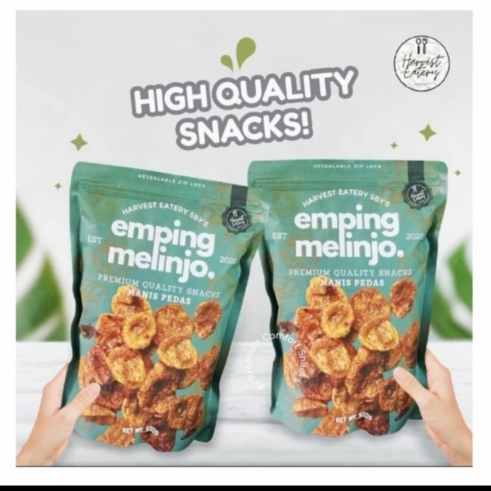 

TERBARU! Emping Melinjo Harvest 330g Pedas Manis