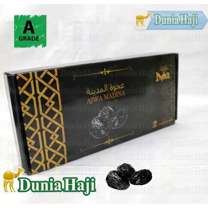 

Dunia Haji - Kurma Ajwa (Kurma Nabi Asli Madinah) 500gr [terbaik]