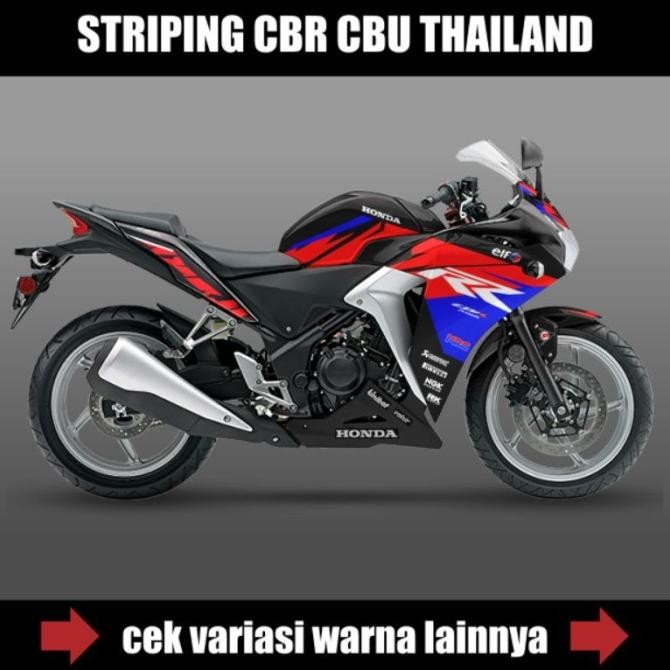 Decal Striping Cbr Cbu Thailand / Stiker Motor Honda Cbr Thailand