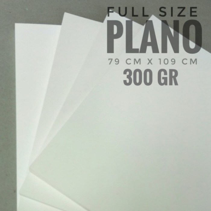 

650 LEMBAR KERTAS IVORY 300 GR UKURAN PLANO / 79 CM X 109 CM